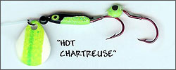 Hot Chartreuse Spinner Bug
